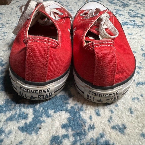Chuck Taylor All Star Canvas Low Top Red White Classic Mens 6 women’s 8 M9696 - Picture 9 of 9